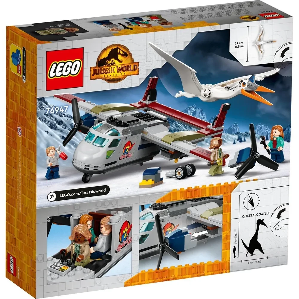 Lego 76947 Jurassic World Кетцалькоатль: нападение на самолёт