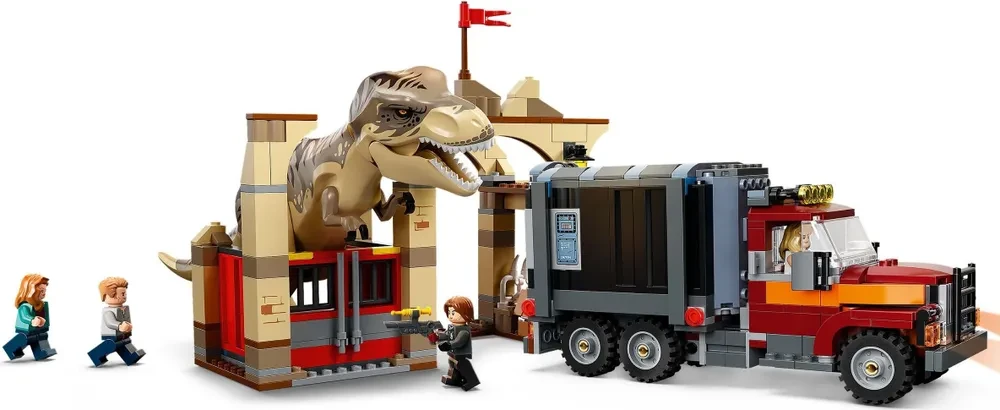 Конструктор LEGO Jurassic World, 76948, Побег атроцираптора и тираннозавра