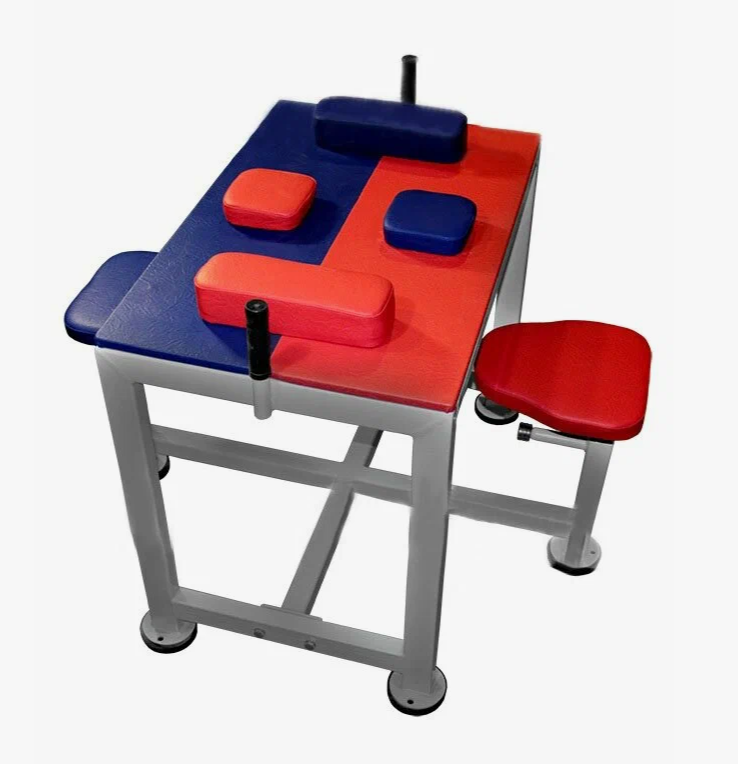 Стол для борьбы разборный с подлокотниками и сидениями ProfiGym СТА-0020-H - фото 1 - id-p104970787