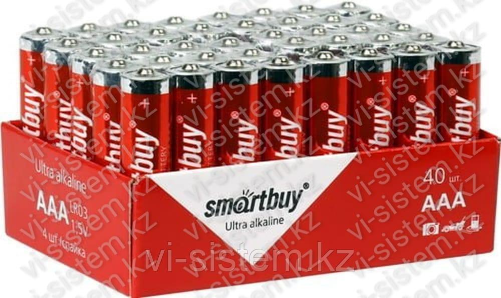 Батарейка алкалиновая Smartbuy LR03/40 bulk (SBBA-3A40S), 40шт
