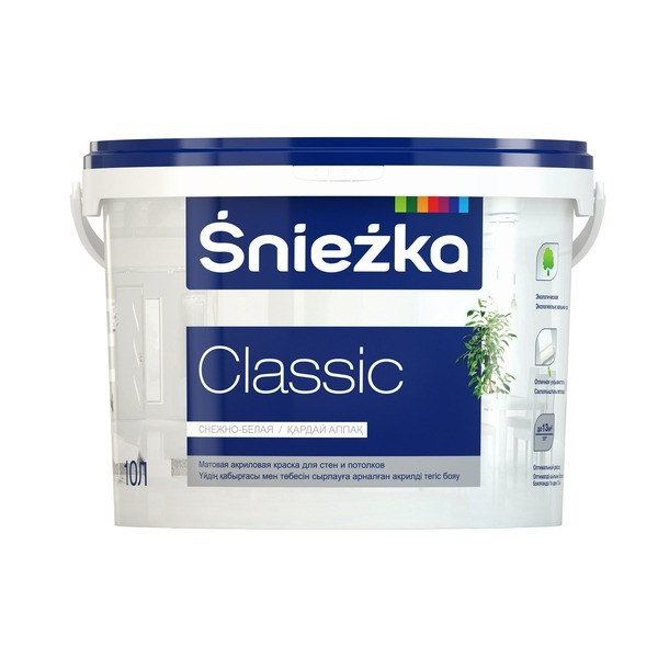 Водоэмульсия Sniezka CLASSIC 10 л - фото 1 - id-p104985120