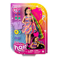 Barbie Totally Hair Кукла Барби в стиле сердца с длинными волосами, HCM90