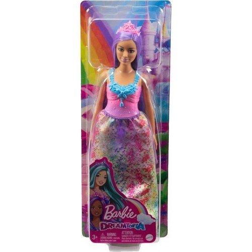 Barbie Дримтопия Кукла Принцесса Барби с фиолетовыми волосами, HGR17 - фото 2 - id-p104952426