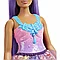 Barbie Дримтопия Кукла Принцесса Барби с фиолетовыми волосами, HGR17, фото 4