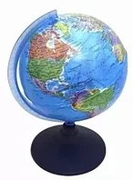 Глобус Земли политический 210мм подсветкой от батареек