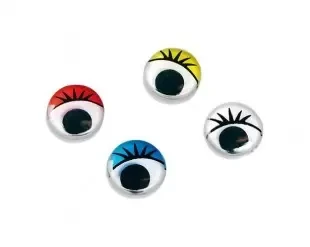 Декоративные глазки круглые цветные,диаметр 1,5мм 60шт