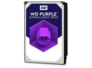 Жесткий диск HDD 4000 Gb Western Digital (WD40PURX), 3.5", 64Mb, SATA III, Purple