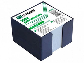 Блок для записей СТАММ "ЭКО" белый в подставке 8х8х5 см