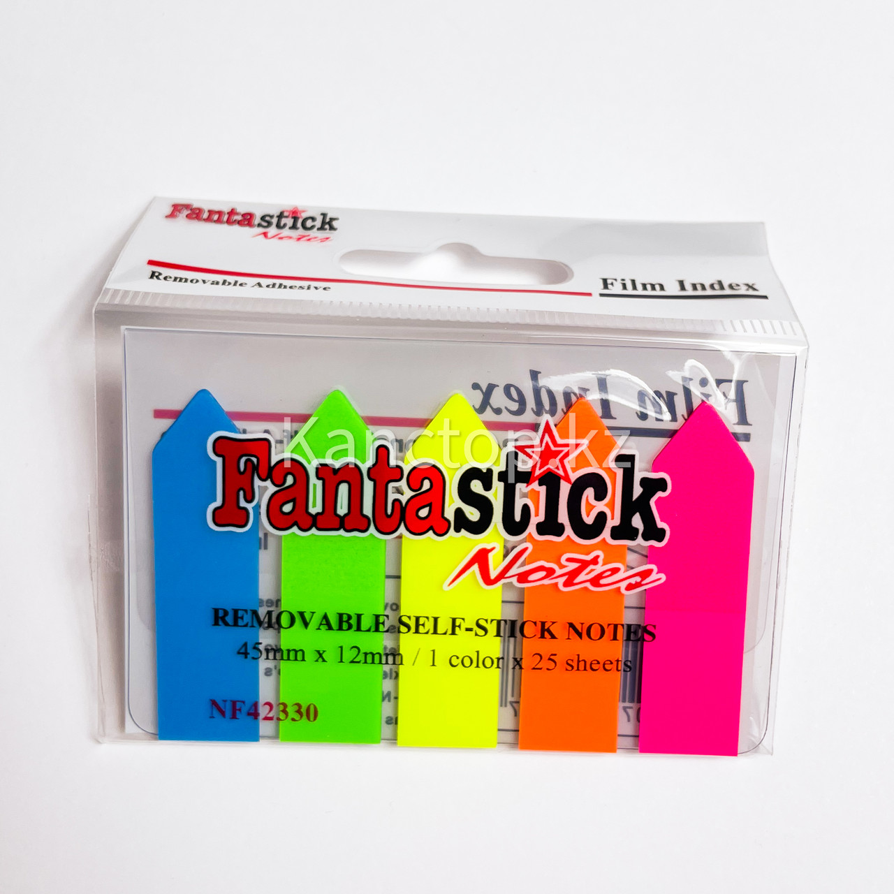 Пластиковые закладки для заметок FANTASTICK, разноцветные.