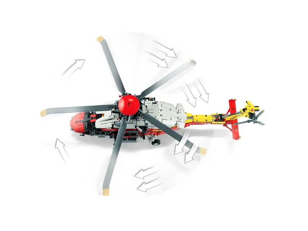42145 Lego Technic пасательный вертолет Airbus H175, Лего Техник - фото 3 - id-p104993369