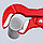 Клещи трубные с S-образным смыканием губок красным порошковым покрытием 680 мм 8330030, фото 6
