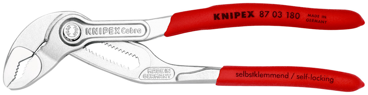 KNIPEX Cobra® хромированные 180 мм 8703180 - фото 4 - id-p101639663