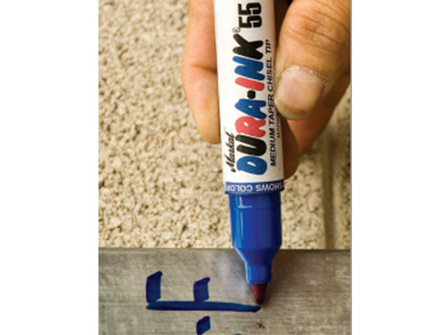 Маркер промышл. перманентный фетровый MARKAL DURA-INK 55 СИНИЙ (Толщина линии 1,5/4,5 мм. Цвет синий) (MARKAL) - фото 1 - id-p105004935