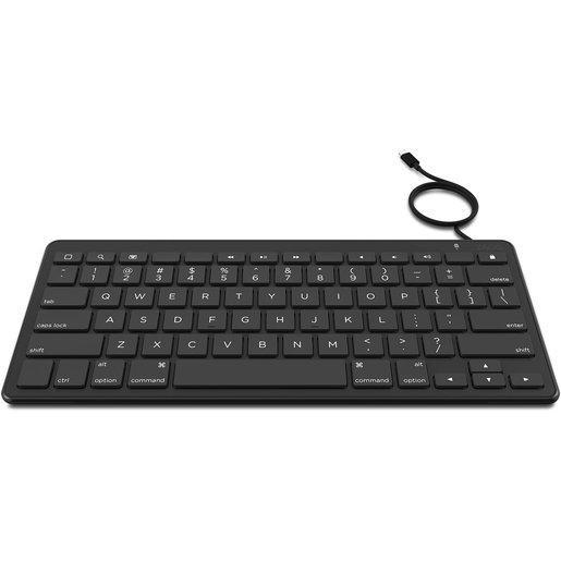 Универсальная клавиатура ZAGG Universal Wired Lightning Keyboard. Подключение через кабель Lightning
