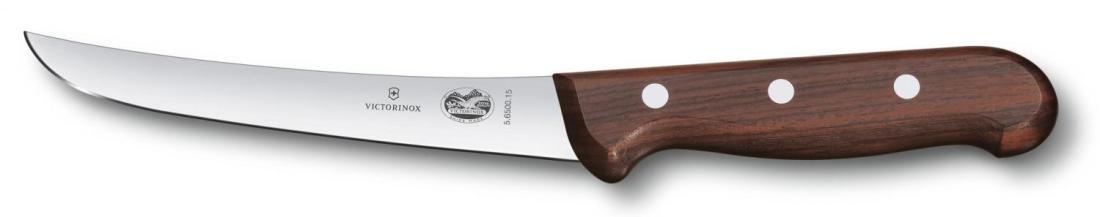Нож кухонный Victorinox 5.6500.15 стальной обвалочный лезв.150мм прямая заточка бордовый
