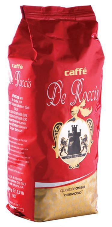 Кофе зерновой De Roccis Rossa 1000г.