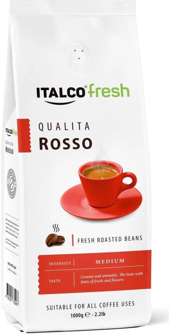 Кофе зерновой Italco Qualita Rosso 1000г. (4924)