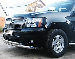 Защита переднего бампера d76/76 Chevrolet Tahoe 2006-2014