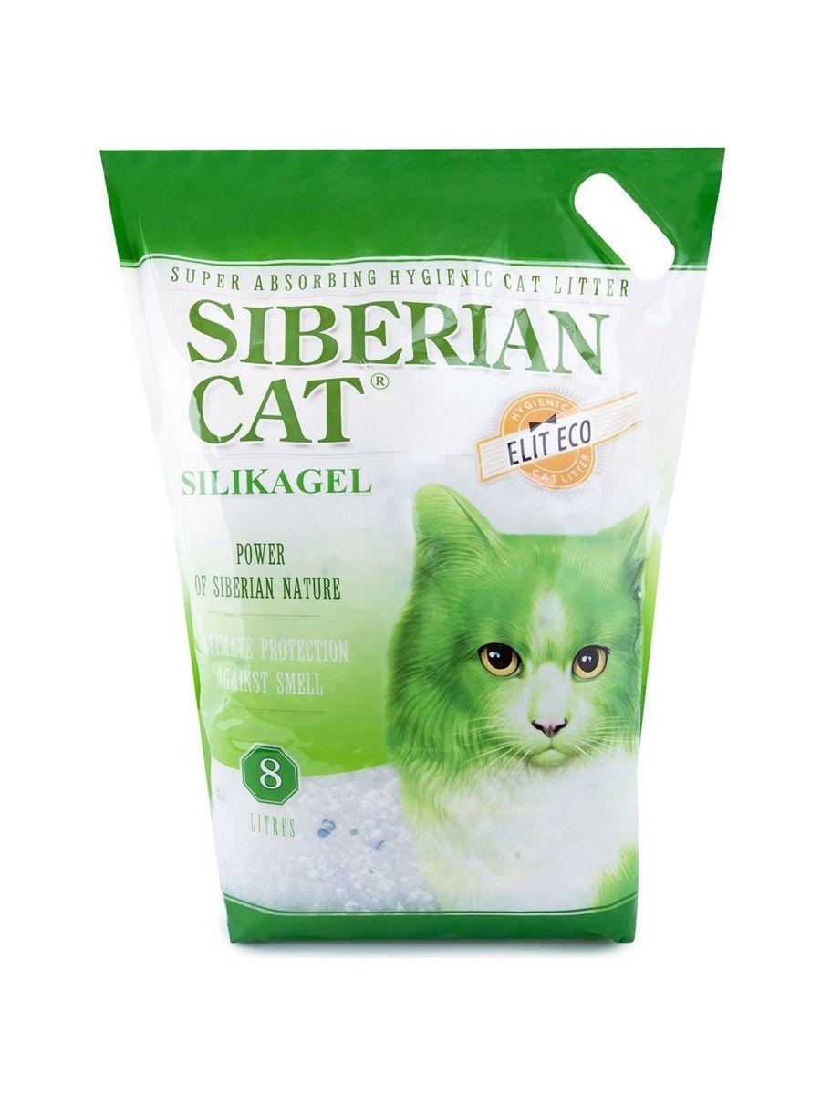 Сибирская кошка Наполнитель силикагель для кошек 8 л