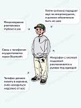 Микронаушник магнитный проводной с пищалкой аккумуляторный, фото 3