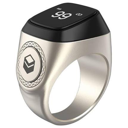Смарт-тасбих Zikir Ring IQIBLA UMEOX (Silver, 20 размер), фото 2