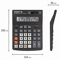 Калькулятор настольный STAFF PLUS STF-333 (200x154 мм), 16 разрядов, двойное питание, фото 4