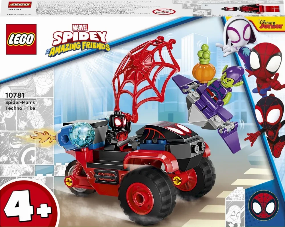 Lego 10781 Spidey Майлз Моралес: техно-трайк Человека-Паука