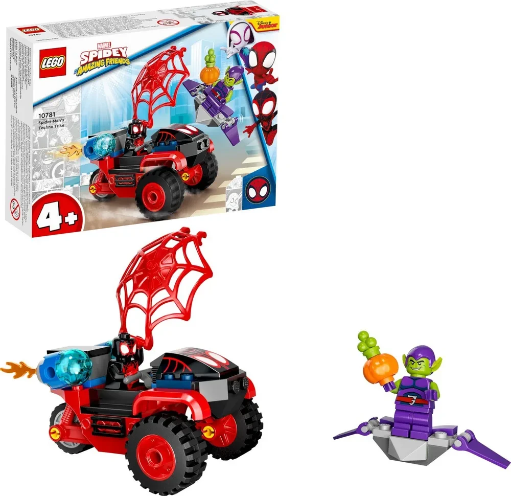 Lego 10781 Spidey Майлз Моралес: техно-трайк Человека-Паука