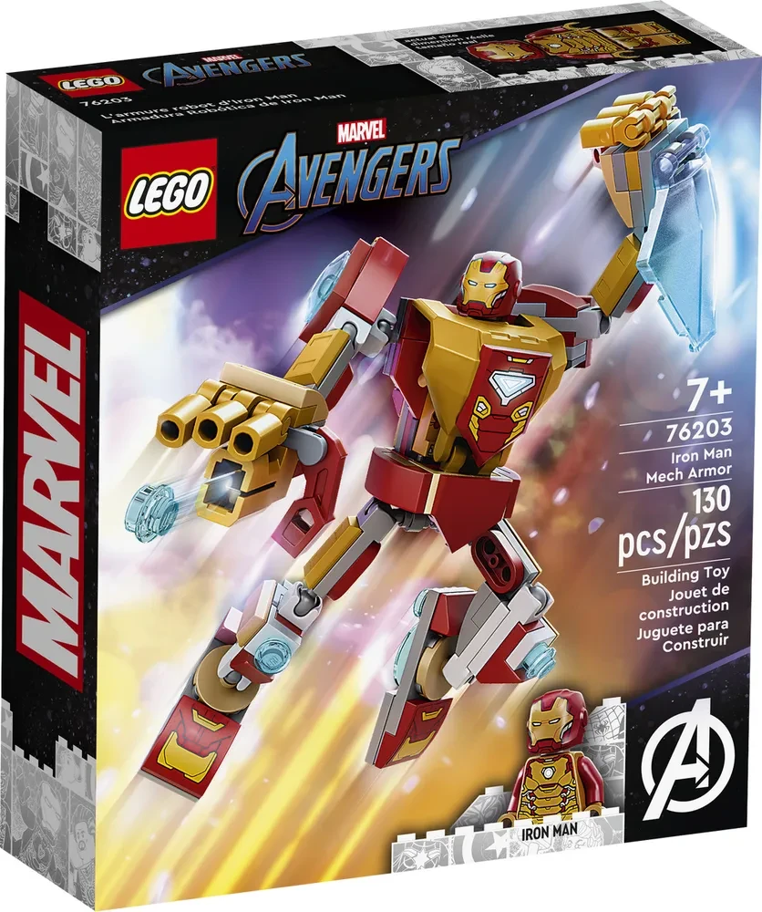 Конструктор LEGO Marvel 76203 Железный человек: робот - фото 1 - id-p105038823