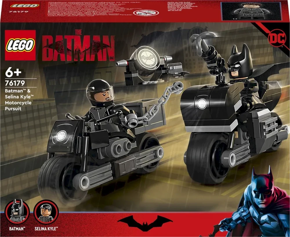 Конструктор LEGO Super Heroes 76179 Бэтмен и Селина Кайл: погоня на мотоцикле - фото 1 - id-p105038833