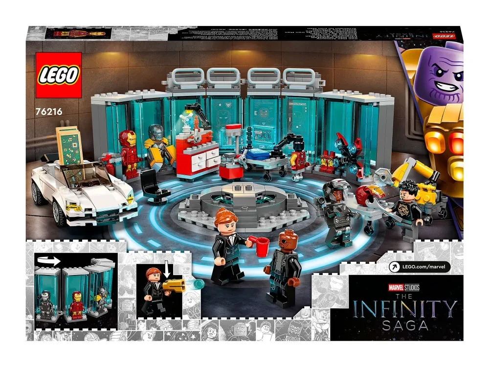 Конструктор LEGO Super Heroes 76216 Арсенал Железного человека