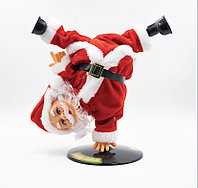 Сувенир Дед Мороз-акробат крутящийся