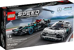 Конструктор Lego Speed Champions 76909 Mercedes-AMG F1 W12 E Performance и Project One