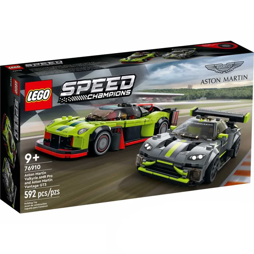 Lego  76910  Speed Champions Aston Martin Valkyrie AMR Pro и Aston Martin Vantage GT3
