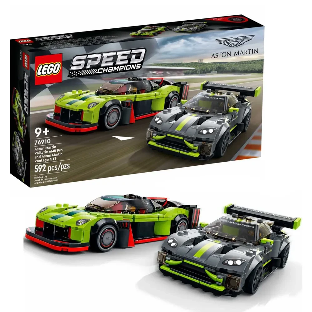 Lego  76910  Speed Champions Aston Martin Valkyrie AMR Pro и Aston Martin Vantage GT3