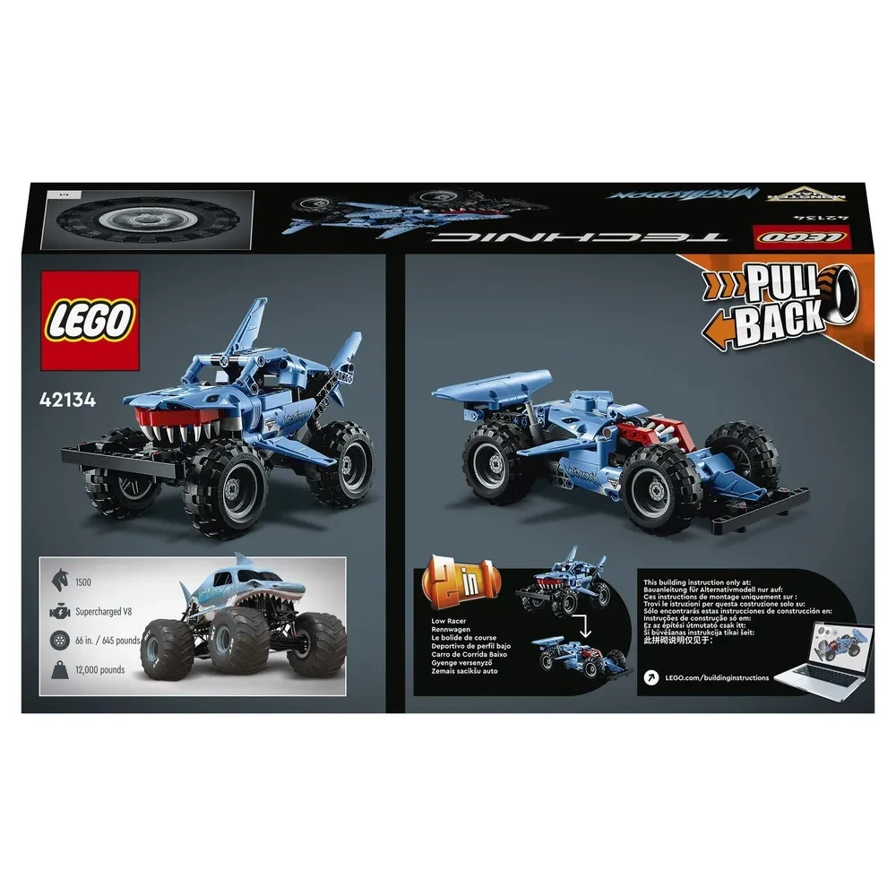 Конструктор LEGO Technic Monster Jam Megalodon 42134