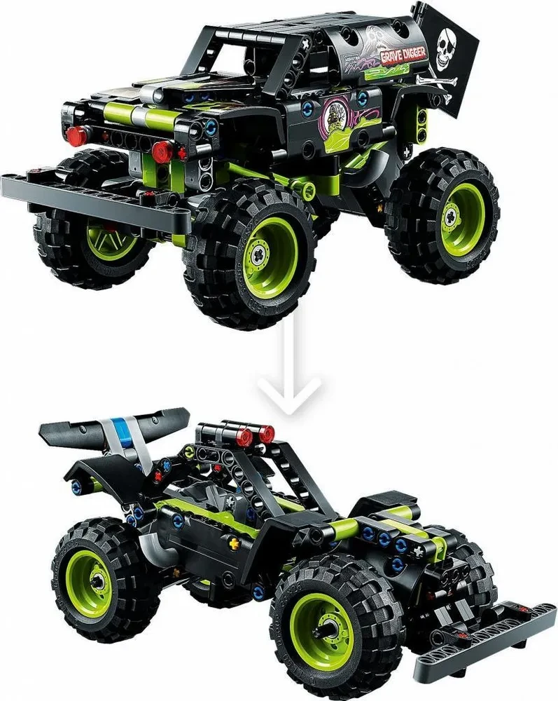 Конструктор LEGO Technic 42118 Monster Jam Grave Digger - фото 5 - id-p105038994