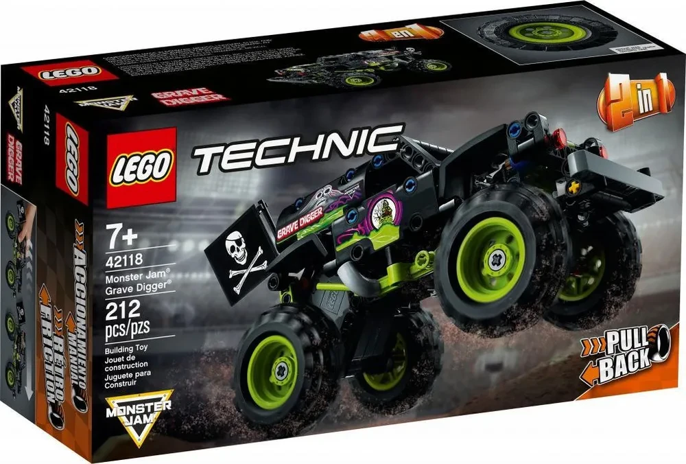 Конструктор LEGO Technic 42118 Monster Jam Grave Digger - фото 1 - id-p105038994