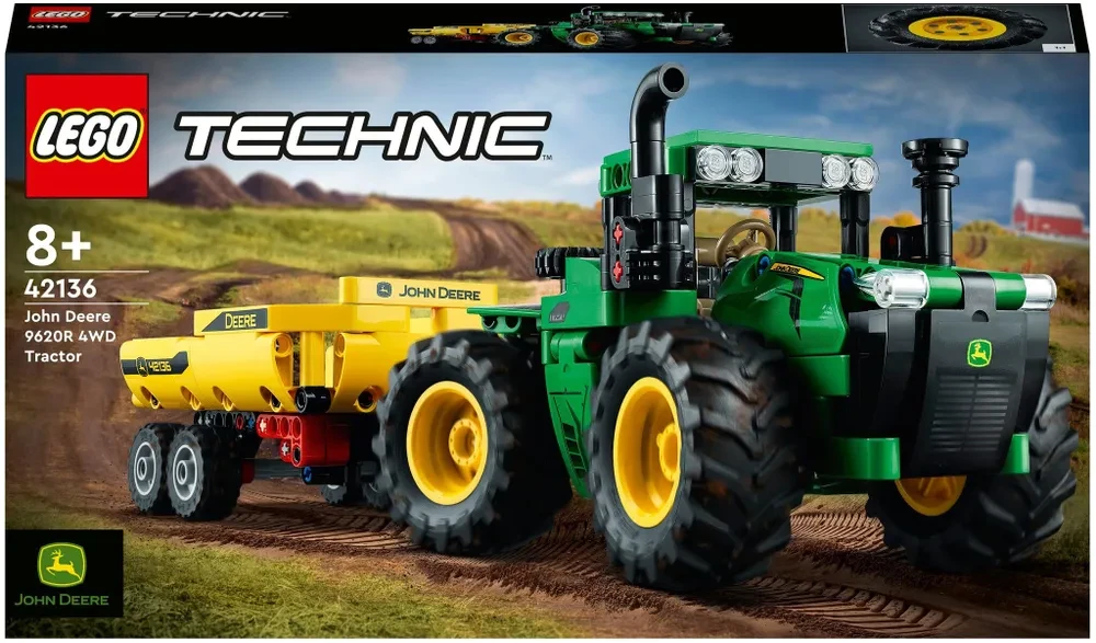 Конструктор LEGO Technic 42136 John Deere 9620R 4WD Tractor