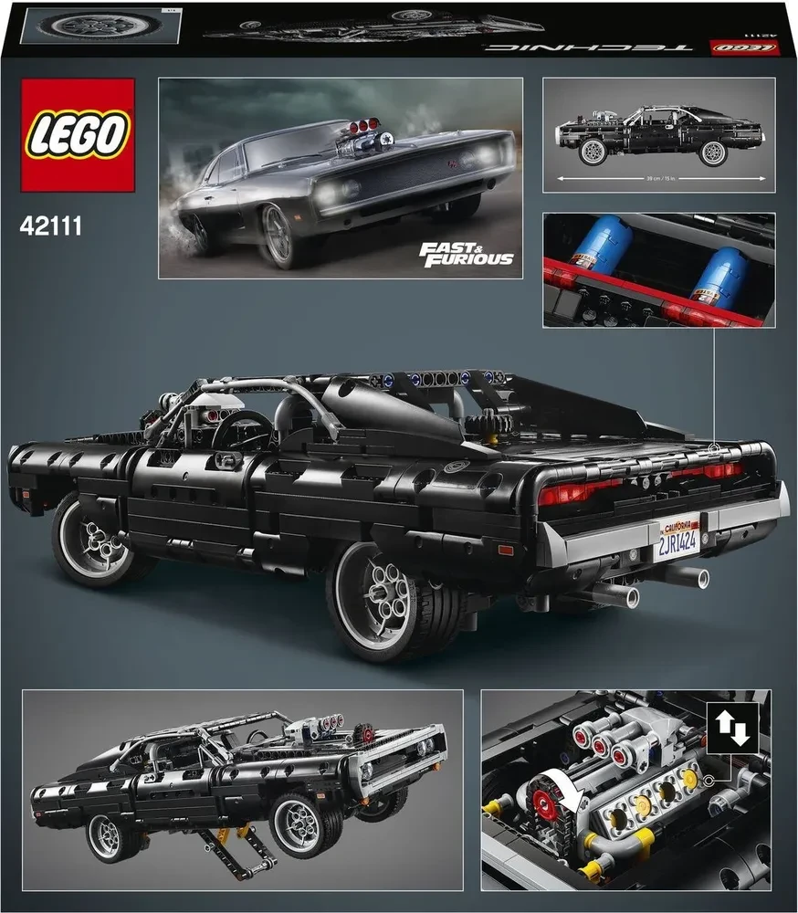Конструктор LEGO Technic 42111 Dodge Charger Доминика Торетто
