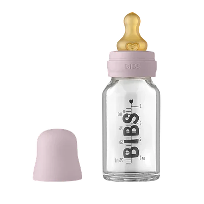Детская стеклянная бутылочка BIBS 110мл