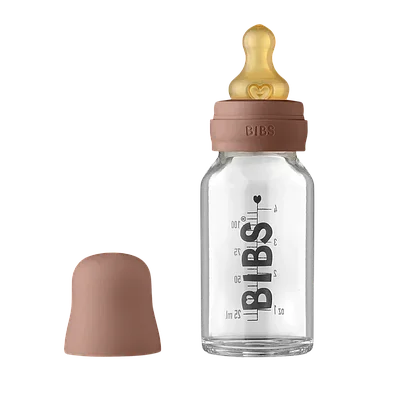 Детская стеклянная бутылочка BIBS 110мл