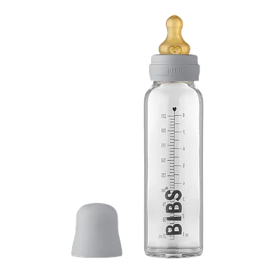 Детская стеклянная бутылочка BIBS 225мл