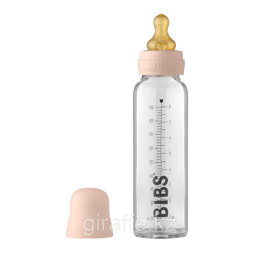 Детская стеклянная бутылочка BIBS 225мл