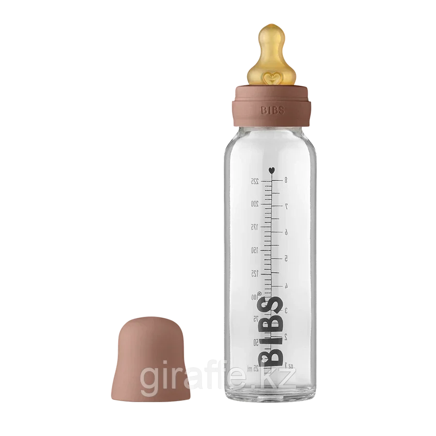 Детская стеклянная бутылочка BIBS 225мл - фото 1 - id-p105045932