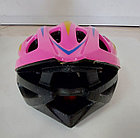 Розовый Велосипедный аэродинамичный шлем взрослый. РАссрочка. Kaspi RED., фото 2