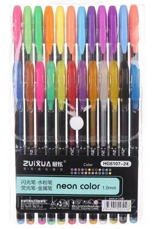 Набор гелевых ручек Neon Color 24 цвета, HG6107-24