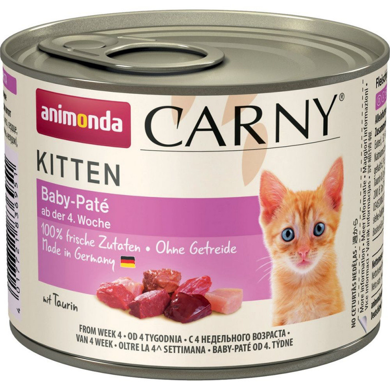 Animonda Carny Kitten Baby-Pate Консервы Паштет для котят, 200 г
