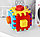Развивающая игрушка Логический куб «Геометрик» 10,5х10,5х10,5см., фото 6