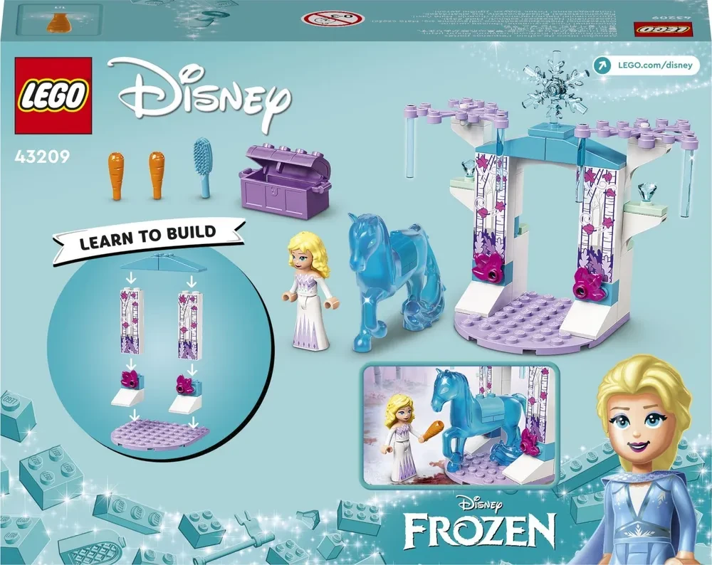 Конструктор LEGO Disney Princess 43209 Ледяная конюшня Эльзы и Нокка